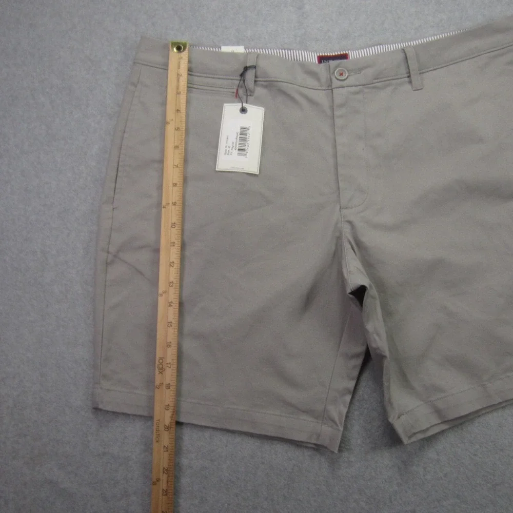 Mens 40x9 UNTUCKit Shorts Gray St. Vincent Chino Casual Golf Flat Front NWT READ